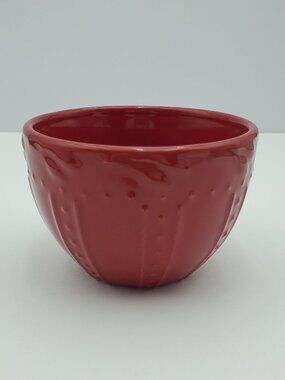 Signature Housewares Sorrento Ruby Red Dessert Bowl Berry Condiment Bowl